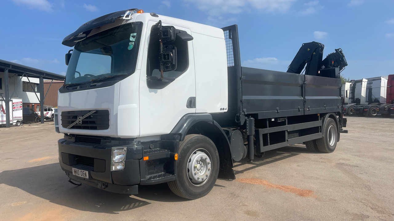VOLVO FE 340 - Бордови камион, Камион с кран: снимка 2 VOLVO FE 340 - Бордови камион, Камион с кран: снимка 2