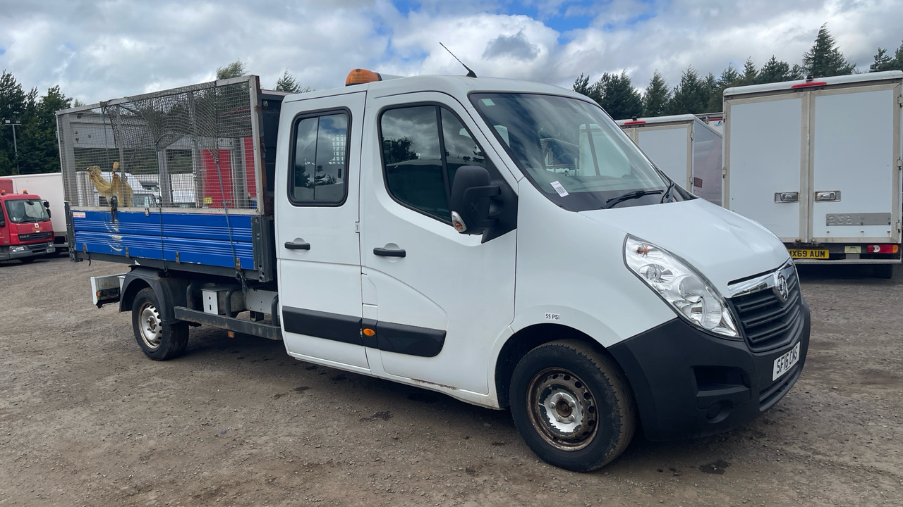 Vauxhall Movano 2.3 CDTI BiTurbo ecoFLEX H1 Crew Cab Tipper 136ps - Бус самосвал: снимка 1 Vauxhall Movano 2.3 CDTI BiTurbo ecoFLEX H1 Crew Cab Tipper 136ps - Бус самосвал: снимка 1