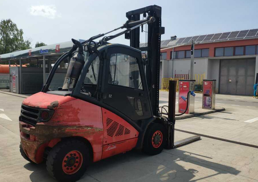 Linde H50D - Дизелов мотокар: снимка 4 Linde H50D - Дизелов мотокар: снимка 4