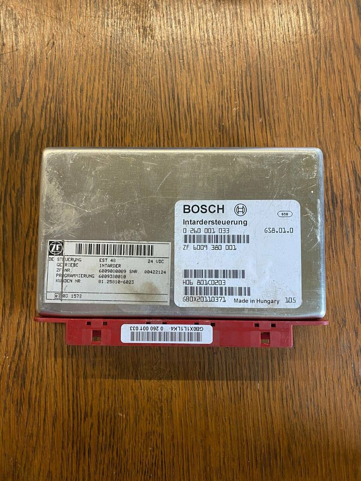 BOSCH Intardersteuerung 0260001033 ZF 6009380001 MAN 81258106023 - Блок за управление за Камион: снимка 1 BOSCH Intardersteuerung 0260001033 ZF 6009380001 MAN 81258106023 - Блок за управление за Камион: снимка 1