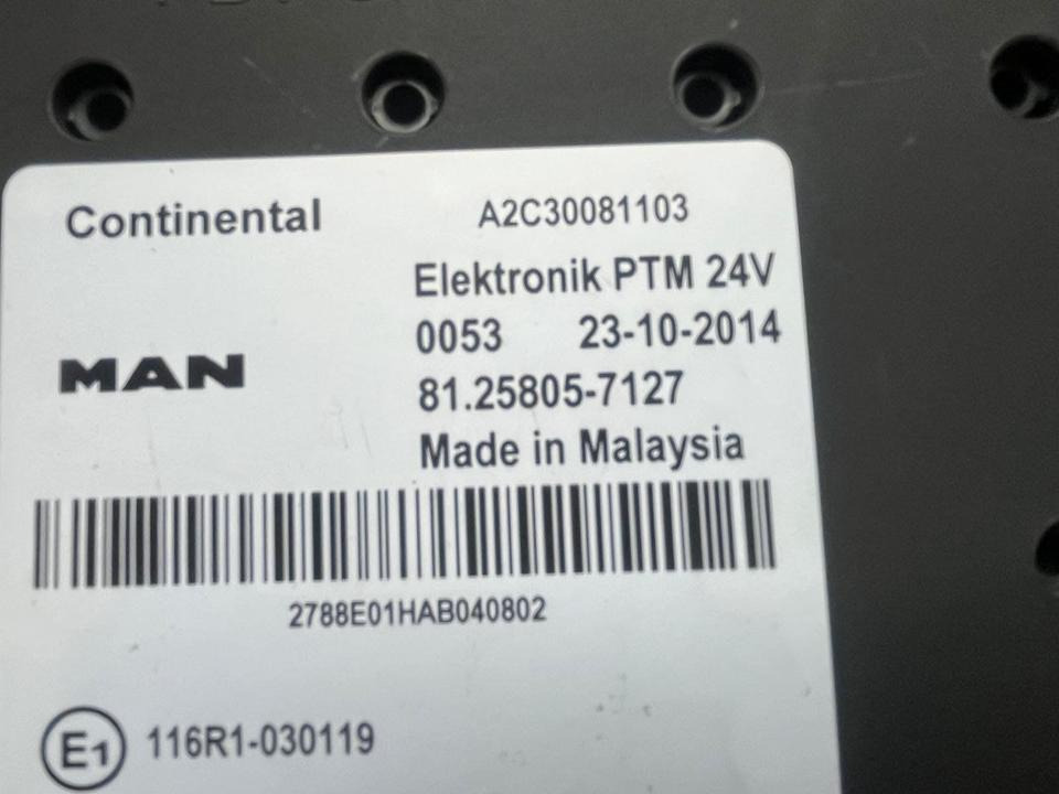 MAN Continental Elektronik PTM Steuergerät 81.25805-7127 - Блок за управление за Камион: снимка 2 MAN Continental Elektronik PTM Steuergerät 81.25805-7127 - Блок за управление за Камион: снимка 2