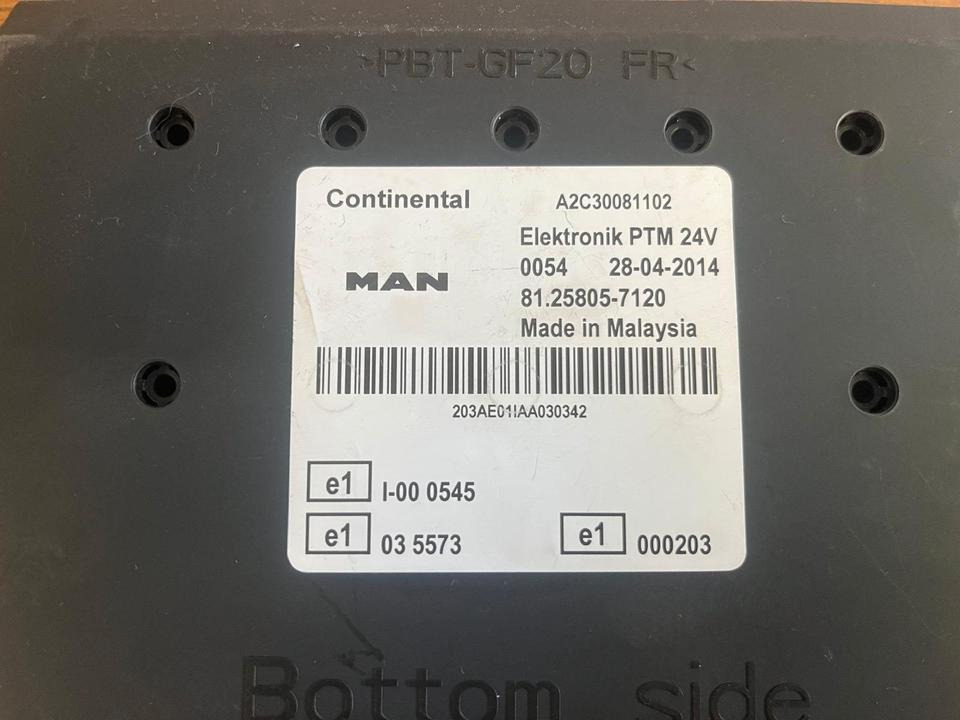 MAN Continental Elektronik PTM Steuergerät 81258057120 - Блок за управление за Камион: снимка 3 MAN Continental Elektronik PTM Steuergerät 81258057120 - Блок за управление за Камион: снимка 3