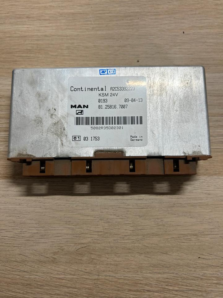 MAN KSM Continental Steuergerät 81.25816.7007 - Блок за управление за Камион: снимка 2 MAN KSM Continental Steuergerät 81.25816.7007 - Блок за управление за Камион: снимка 2