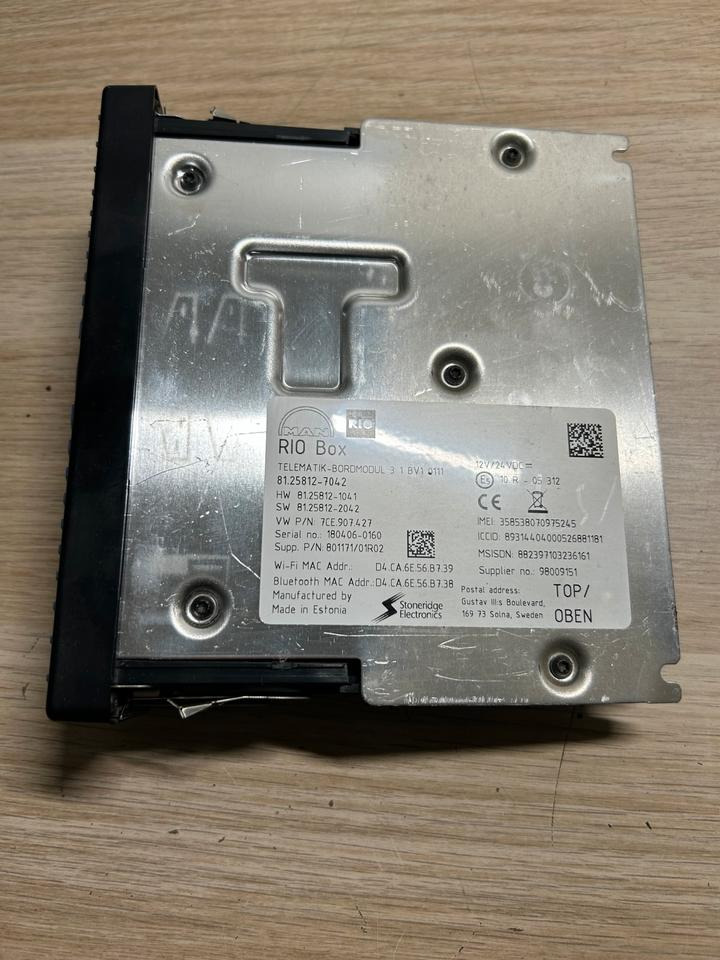 MAN TGL TGM TGS TGX Control Unit 81.27607-6001 - Блок за управление: снимка 2 MAN TGL TGM TGS TGX Control Unit 81.27607-6001 - Блок за управление: снимка 2