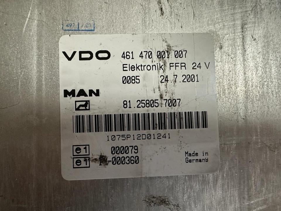 MAN VDO ELEKTRONIK FFR Steuergerät 81.25805.7007 - Блок за управление за Камион: снимка 2 MAN VDO ELEKTRONIK FFR Steuergerät 81.25805.7007 - Блок за управление за Камион: снимка 2