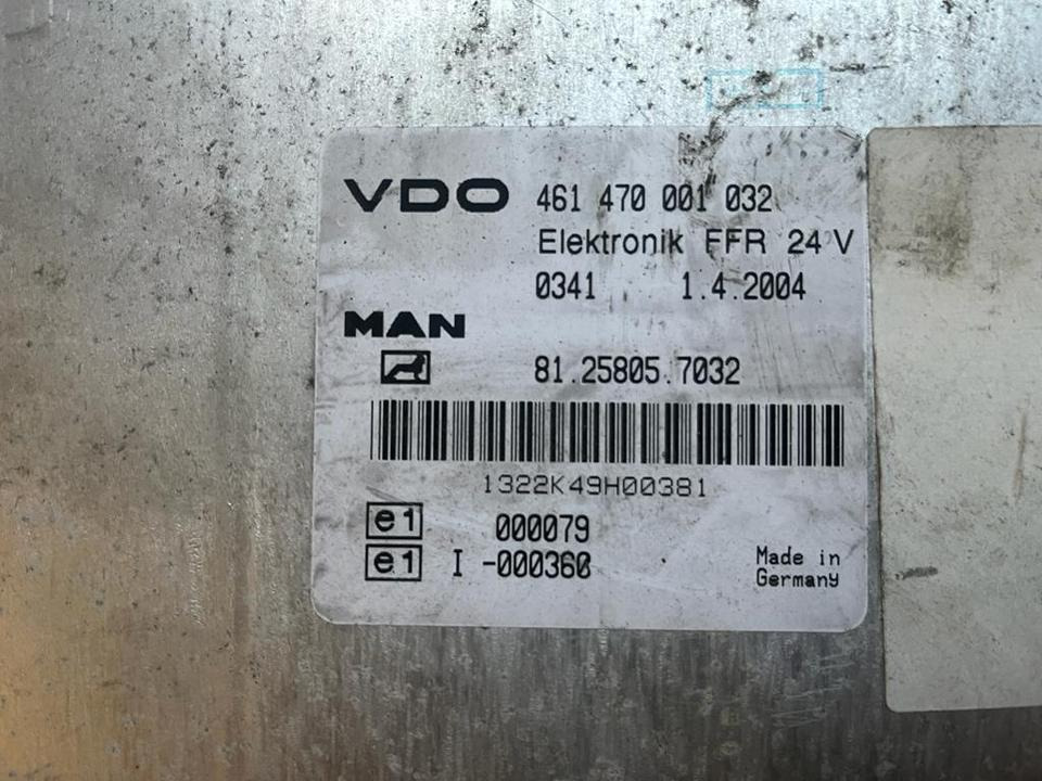 MAN VDO ELEKTRONIK FFR Steuergerät 81.25805.7032 - Блок за управление за Камион: снимка 2 MAN VDO ELEKTRONIK FFR Steuergerät 81.25805.7032 - Блок за управление за Камион: снимка 2