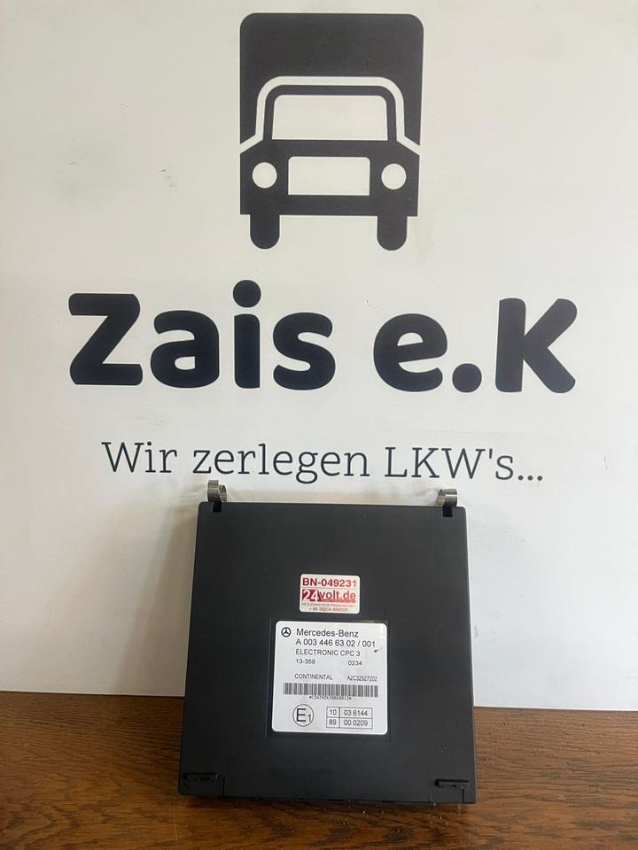 Mercedes Actros MP4 CPC 3 Steuergerät A0034466302 - Блок за управление за Камион: снимка 1 Mercedes Actros MP4 CPC 3 Steuergerät A0034466302 - Блок за управление за Камион: снимка 1
