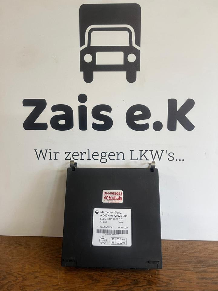 Mercedes Actros MP4 CPC 3 Steuergerät A0034467202 - Блок за управление за Камион: снимка 1 Mercedes Actros MP4 CPC 3 Steuergerät A0034467202 - Блок за управление за Камион: снимка 1