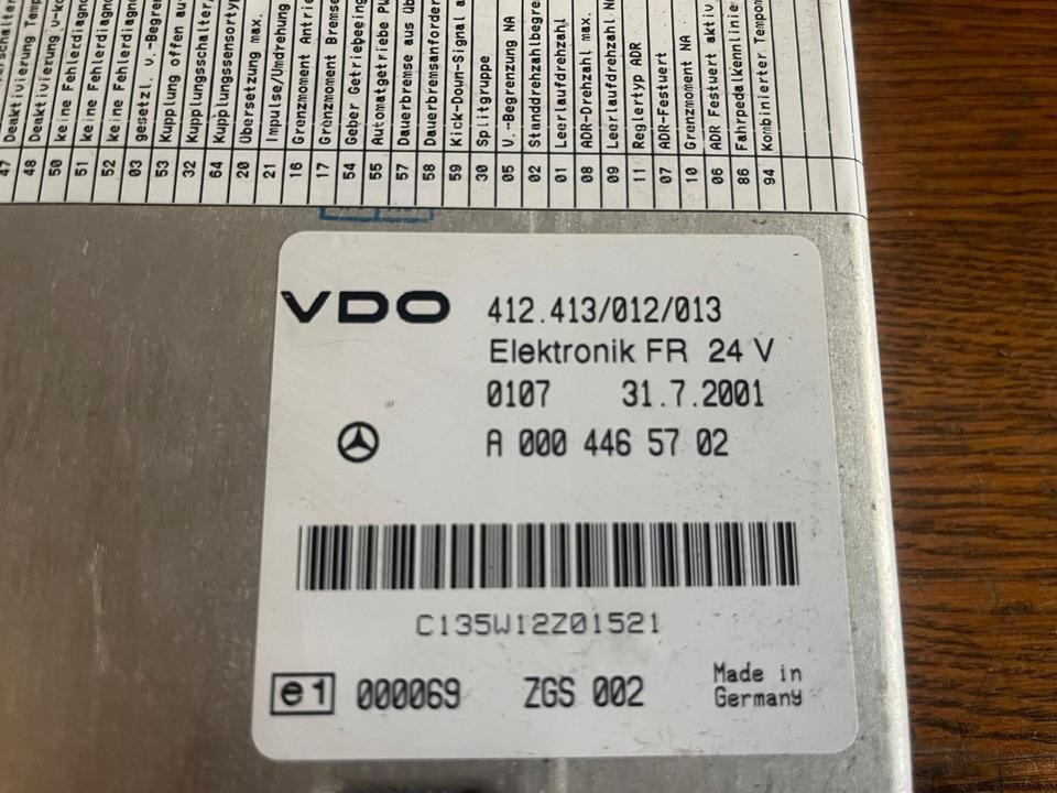 Mercedes Atego Elektronik FR VDO Steuergerät A0004465702 - Блок за управление за Камион: снимка 3 Mercedes Atego Elektronik FR VDO Steuergerät A0004465702 - Блок за управление за Камион: снимка 3