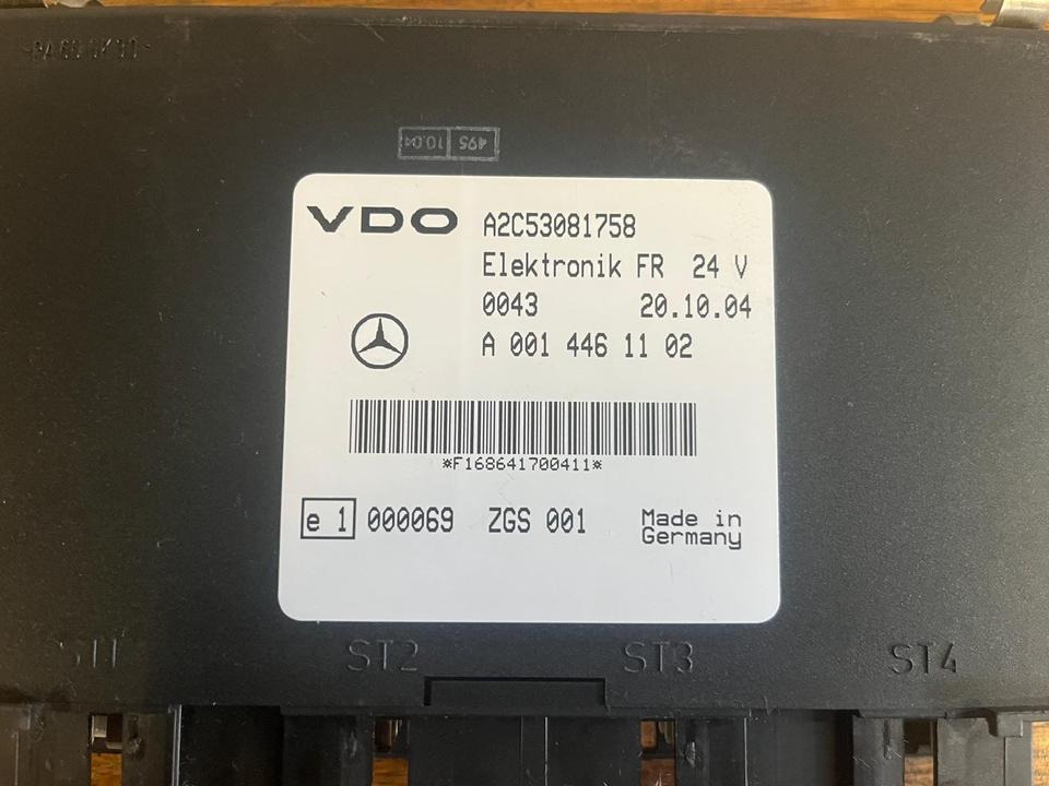 Mercedes-Benz VDO Elektronik FR Steuergerät A0014461102 - Блок за управление за Камион: снимка 3 Mercedes-Benz VDO Elektronik FR Steuergerät A0014461102 - Блок за управление за Камион: снимка 3