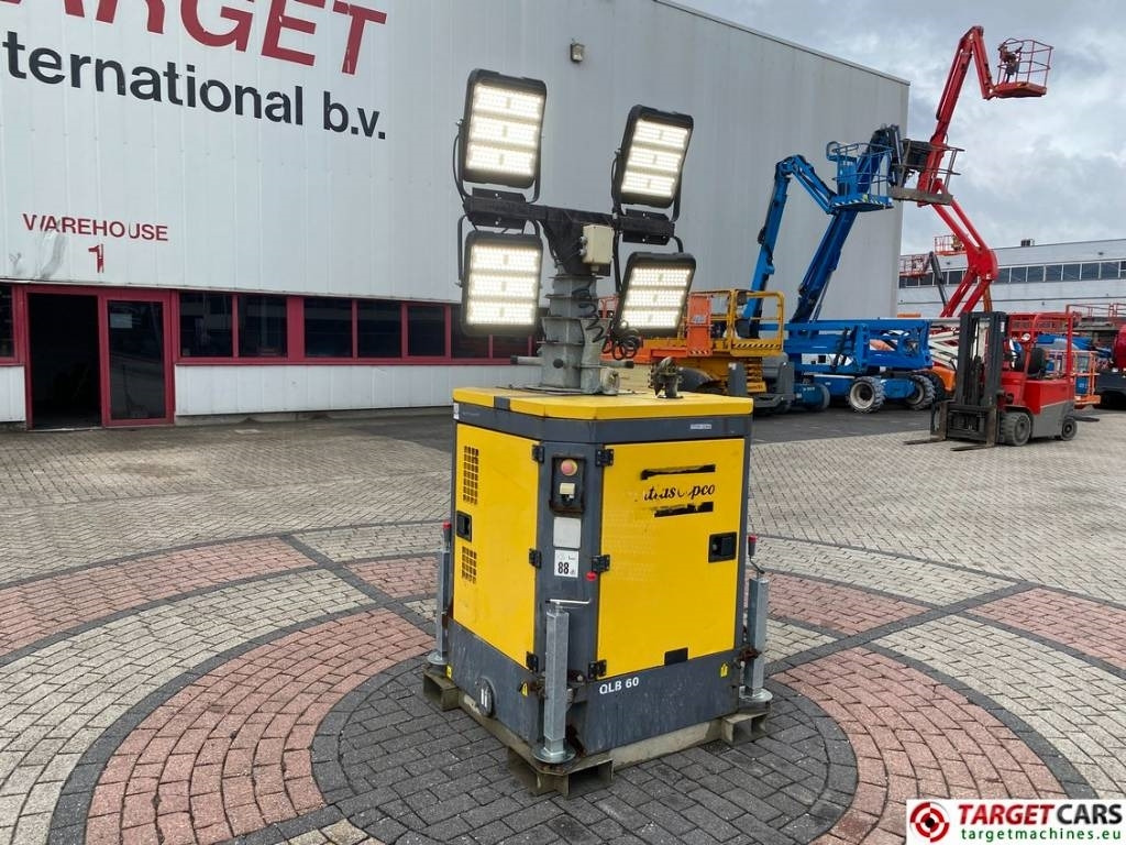 Atlas Copco QLB60 Tower Light 4x 320W Led - Осветителна кула: снимка 1 Atlas Copco QLB60 Tower Light 4x 320W Led - Осветителна кула: снимка 1