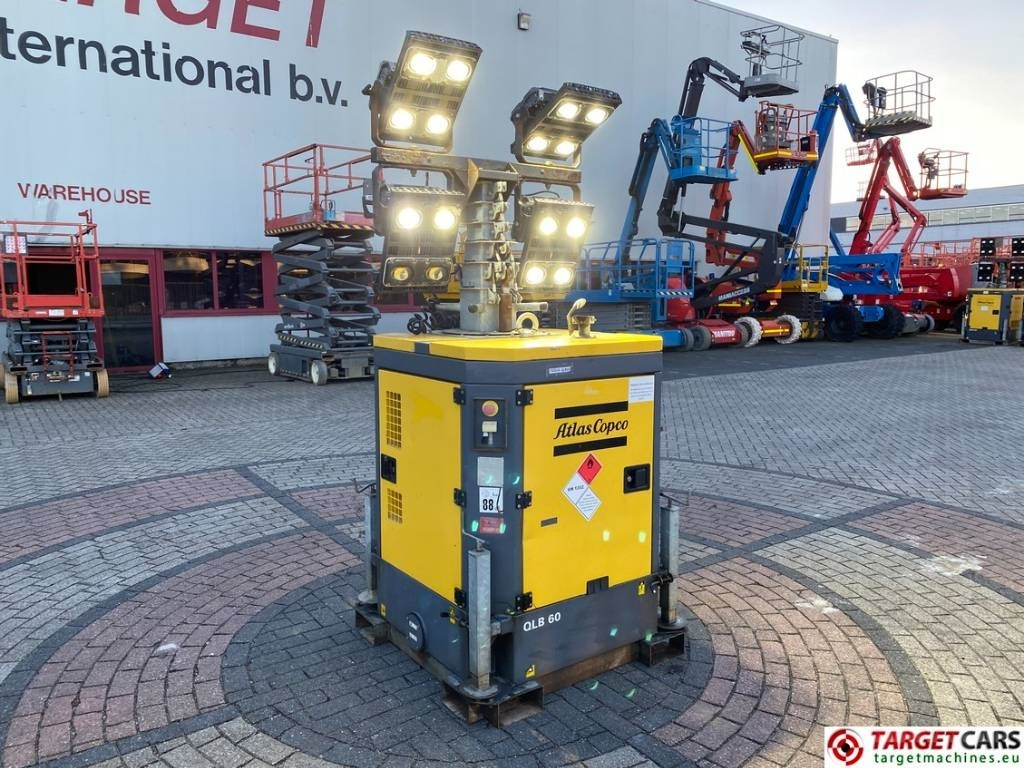 Atlas Copco QLB60 Tower Light 4x350W Led - Осветителна кула: снимка 1 Atlas Copco QLB60 Tower Light 4x350W Led - Осветителна кула: снимка 1
