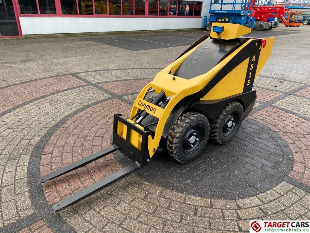 Conmeq AS15 Mini Skid Steer Electric Wheel Loader - Мини челен товарач: снимка 1 Conmeq AS15 Mini Skid Steer Electric Wheel Loader - Мини челен товарач: снимка 1
