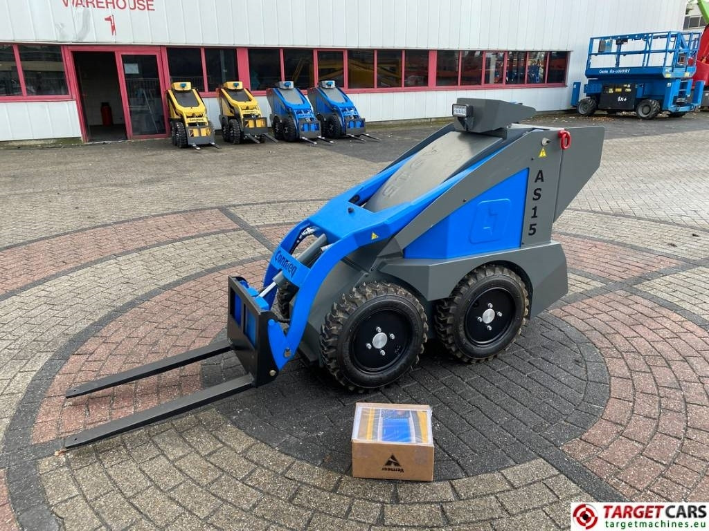 Conmeq AS15 Mini Skid Steer Electric Wheel Loader - Мини челен товарач: снимка 1 Conmeq AS15 Mini Skid Steer Electric Wheel Loader - Мини челен товарач: снимка 1