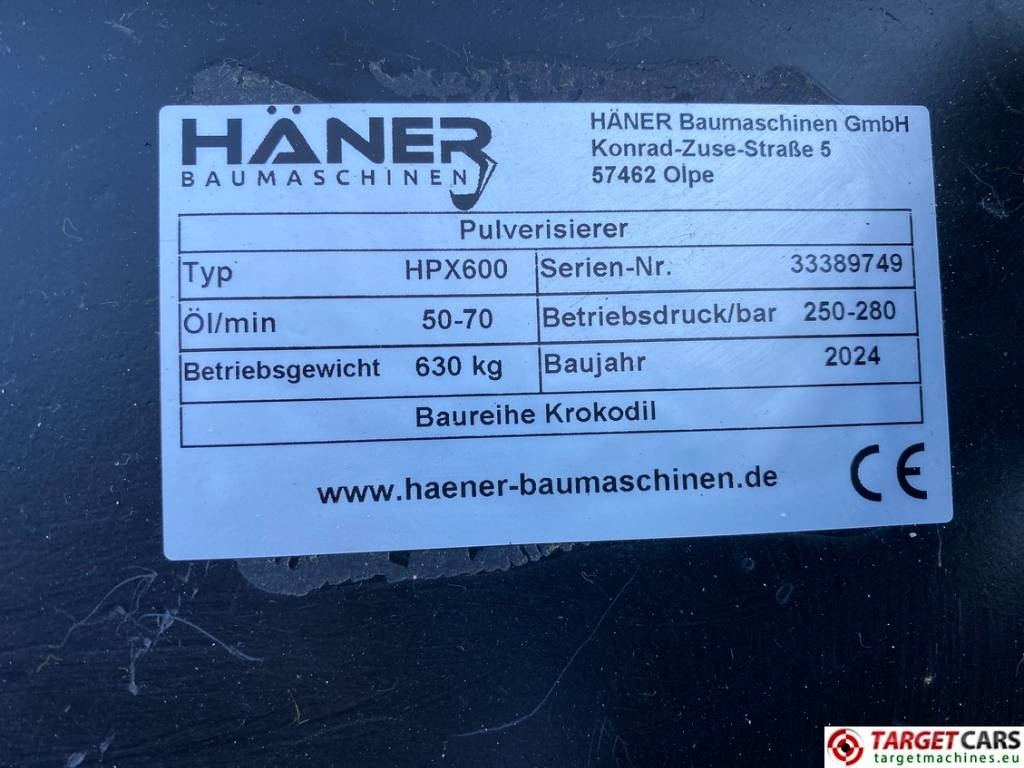 Нови Хидравлична ножица Haener HPX600 Hydraulic Rotation Pulverizer Shear: снимка 10 Нови Хидравлична ножица Haener HPX600 Hydraulic Rotation Pulverizer Shear: снимка 10