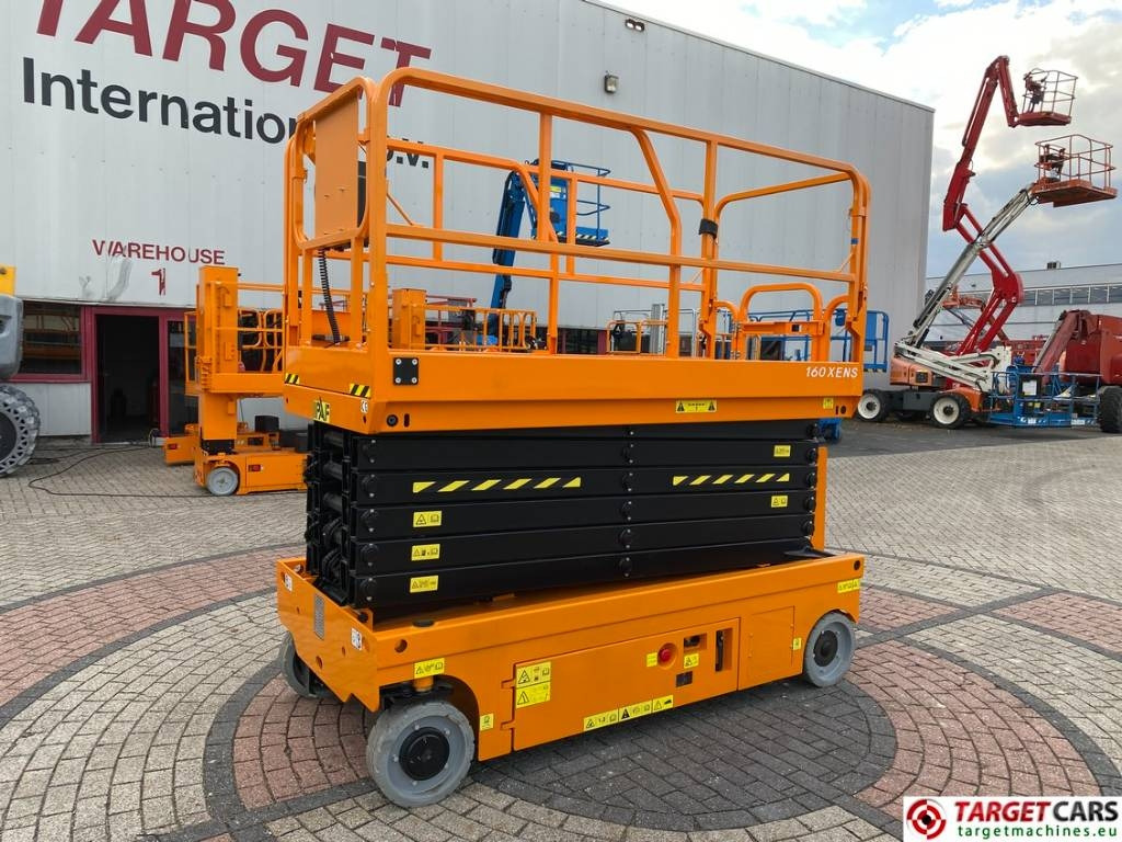 Hangcha 160XENS Electric 160 Scissor Work Lift 1570cm NEW - Ножична работна платформа: снимка 1 Hangcha 160XENS Electric 160 Scissor Work Lift 1570cm NEW - Ножична работна платформа: снимка 1