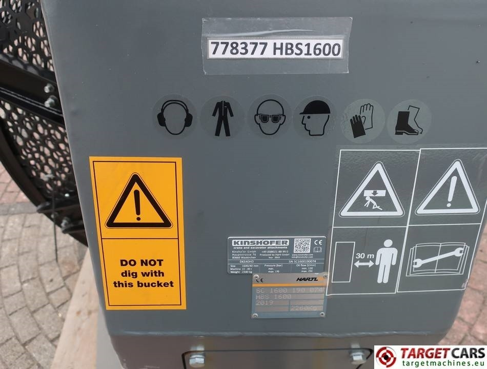 Нови Кофа за сортиране Hartl HBS 1600 Screening DKS40HD Bucket 160cm 22~40T NEW: снимка 16
