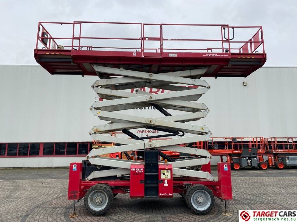 Ножична работна платформа MEC 6092RT Diesel 4x4 Scissor Work LIft 2020cm: снимка 5