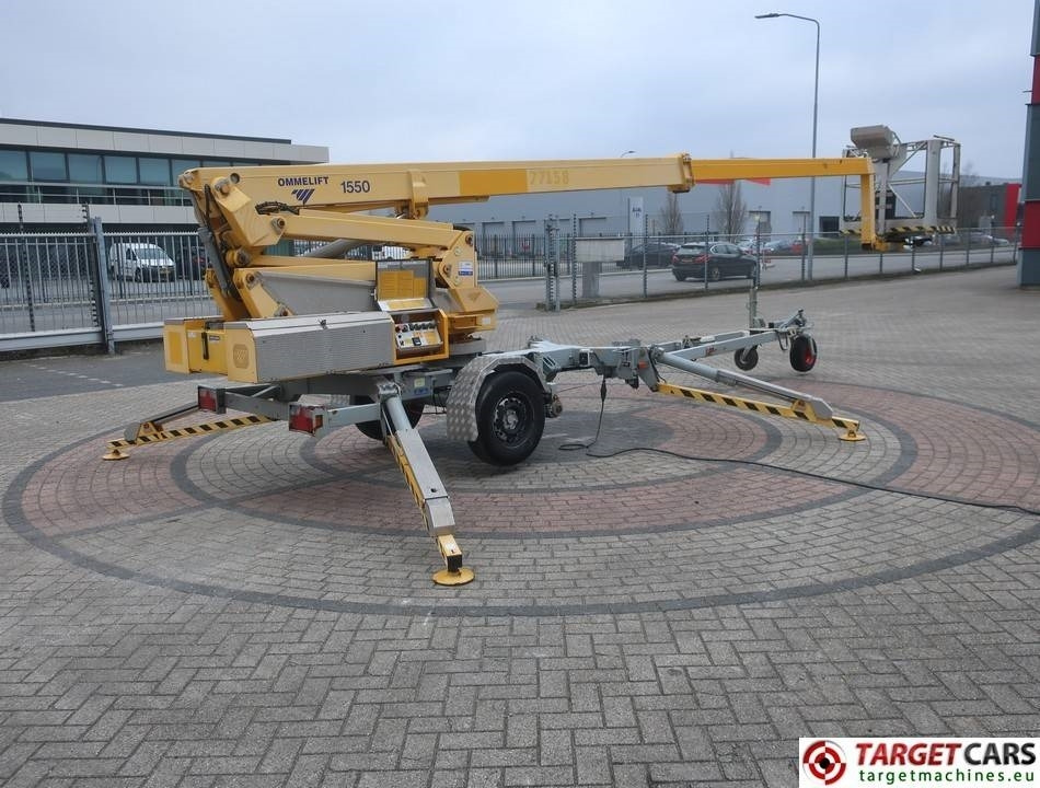 Ommelift Omme 1550EX Articulated Electric Boom Lift 1530cm - Вишка на ремарке: снимка 3 Ommelift Omme 1550EX Articulated Electric Boom Lift 1530cm - Вишка на ремарке: снимка 3