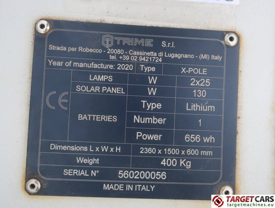 Осветителна кула Trime X-Pole 2x25W Led Solar Tower Light: снимка 10 Осветителна кула Trime X-Pole 2x25W Led Solar Tower Light: снимка 10