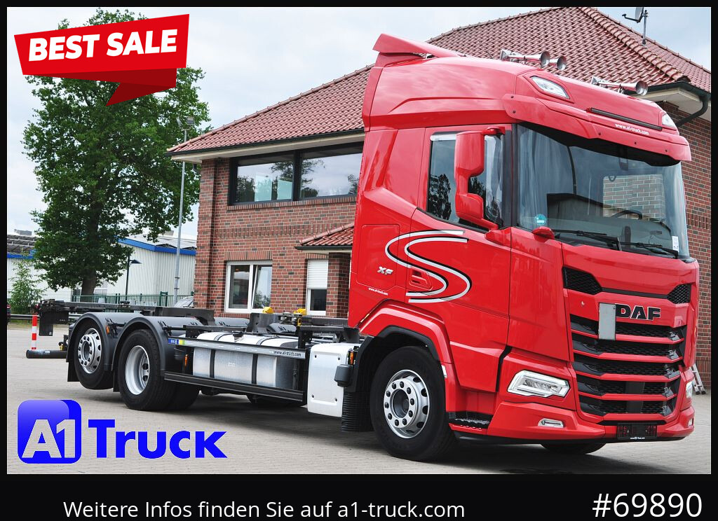 DAF XF 480, BDF, 7,45, 7,82, Lift-Lenkachse, - Контейнеровоз/ Сменна каросерия камион: снимка 1 DAF XF 480, BDF, 7,45, 7,82, Lift-Lenkachse, - Контейнеровоз/ Сменна каросерия камион: снимка 1