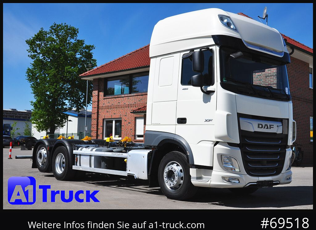 DAF XF 480 FAR Intarder, Multiwechsler 2x AHK - Контейнеровоз/ Сменна каросерия камион: снимка 1 DAF XF 480 FAR Intarder, Multiwechsler 2x AHK - Контейнеровоз/ Сменна каросерия камион: снимка 1