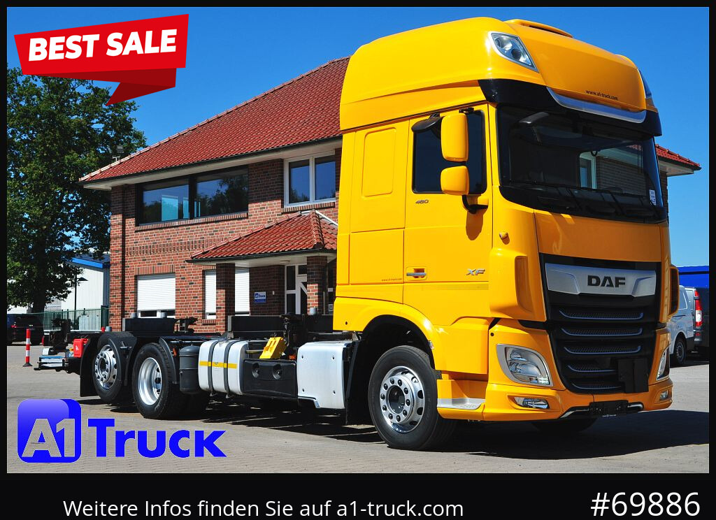 DAF XF 480, MultiBDF, 7,45, Standklima, LBW, - Контейнеровоз/ Сменна каросерия камион: снимка 1 DAF XF 480, MultiBDF, 7,45, Standklima, LBW, - Контейнеровоз/ Сменна каросерия камион: снимка 1