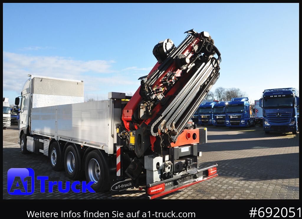 Бордови камион, Камион с кран DAF XF 510 SSC PK 34.002, Jib Seilwinde Funk: снимка 11
