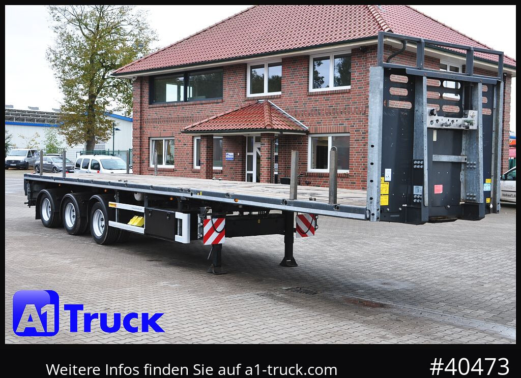 FAYMONVILLE F-S43-1AAF Telemax,3 zwangs gelenkt, Lenkachse - Бордово полуремарке/ Платформа: снимка 1 FAYMONVILLE F-S43-1AAF Telemax,3 zwangs gelenkt, Lenkachse - Бордово полуремарке/ Платформа: снимка 1