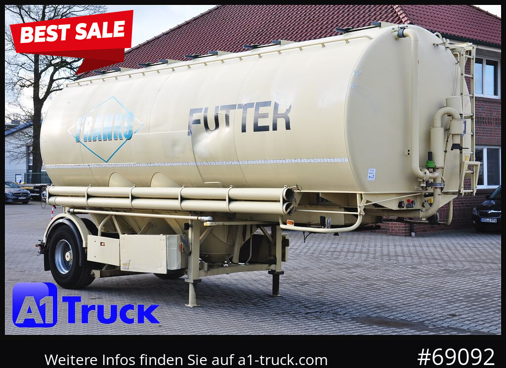 FELDBINDER Welgro, 36m³, Silo  5 Kammern, Lenkachse, - Цистерна за насипни товари: снимка 1 FELDBINDER Welgro, 36m³, Silo  5 Kammern, Lenkachse, - Цистерна за насипни товари: снимка 1