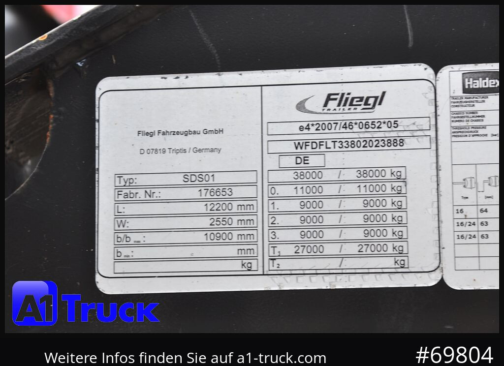 Лизинг на FLIEGL SDS01, Langholz, Containeraufbau, Liftachse, FLIEGL SDS01, Langholz, Containeraufbau, Liftachse,: снимка 7