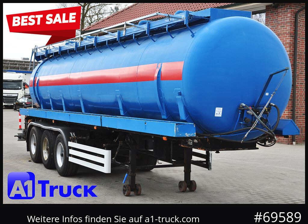 HENDRICKS,GOCH Stadler 32m³ Pumpe Gülle Sickerwasser - Полуремарке цистерна: снимка 1 HENDRICKS,GOCH Stadler 32m³ Pumpe Gülle Sickerwasser - Полуремарке цистерна: снимка 1