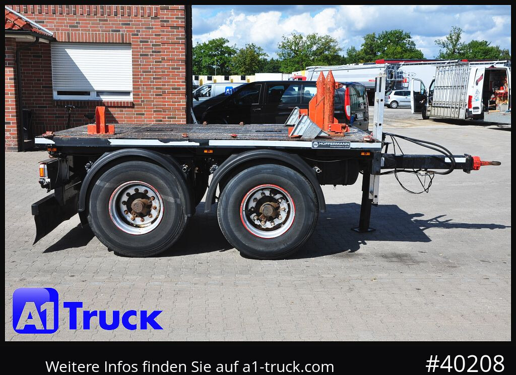 HUEFFERMANN HTA1800, Ballast, BPW Achsen, Luft, - Бордово ремарке/ Платформа: снимка 5 HUEFFERMANN HTA1800, Ballast, BPW Achsen, Luft, - Бордово ремарке/ Платформа: снимка 5