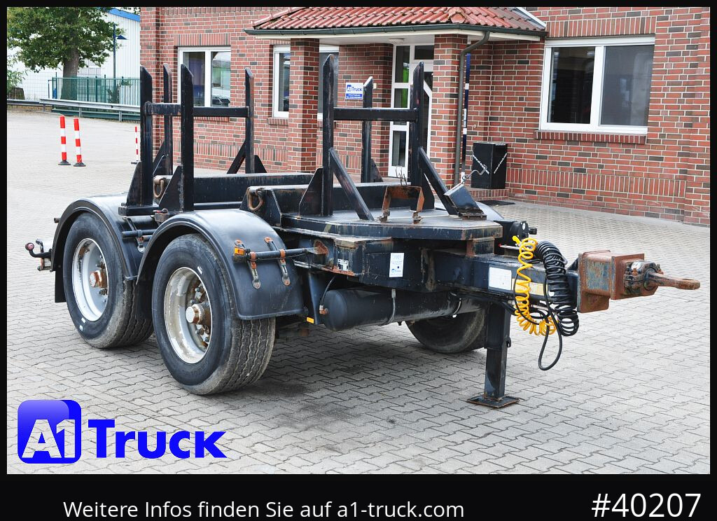 HUEFFERMANN HTA1800, Ballast, BPW Achsen, Luft - Бордово ремарке/ Платформа: снимка 1 HUEFFERMANN HTA1800, Ballast, BPW Achsen, Luft - Бордово ремарке/ Платформа: снимка 1