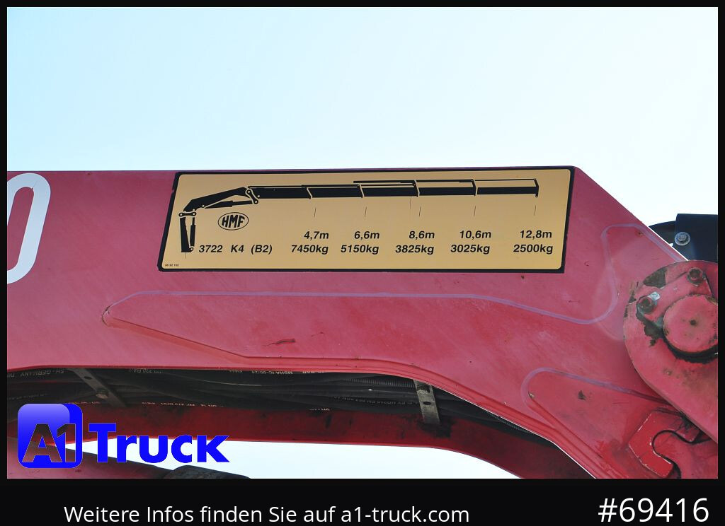 IVECO 420 6x4, HMF3722 Jib Funk Seilwinde, - Камион с кран: снимка 3 IVECO 420 6x4, HMF3722 Jib Funk Seilwinde, - Камион с кран: снимка 3
