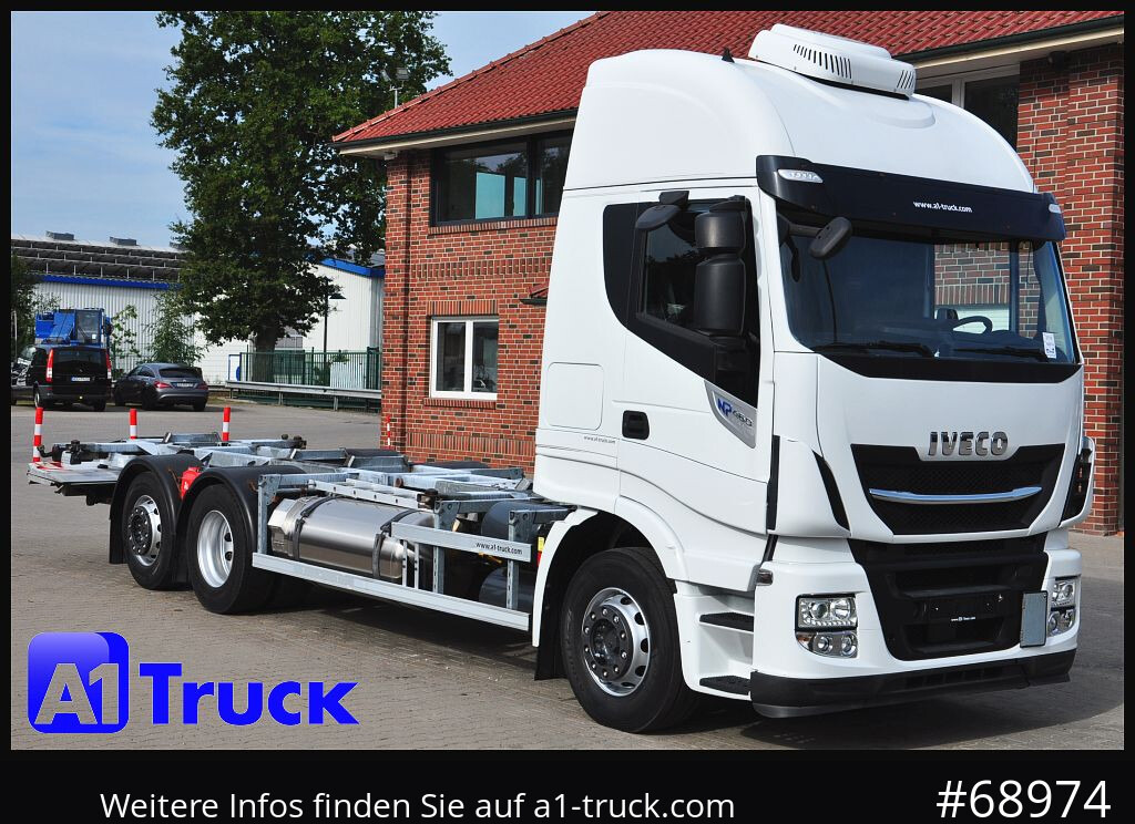 IVECO AS260SY-46 BDF LNG LBW Lenkachse Steering - Контейнеровоз/ Сменна каросерия камион: снимка 1 IVECO AS260SY-46 BDF LNG LBW Lenkachse Steering - Контейнеровоз/ Сменна каросерия камион: снимка 1