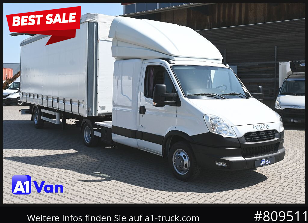 IVECO Daily 50C17 SZM, Klima, Tempomat, Schlafplatz - Брезентов бус: снимка 1 IVECO Daily 50C17 SZM, Klima, Tempomat, Schlafplatz - Брезентов бус: снимка 1