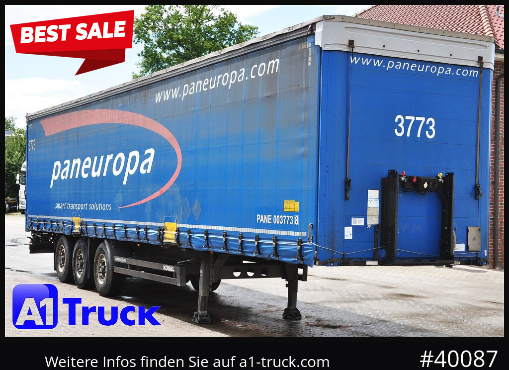 KOEGEL S 24 Tautliner, Code XL, BPW, - Брезентово полуремарке: снимка 1 KOEGEL S 24 Tautliner, Code XL, BPW, - Брезентово полуремарке: снимка 1