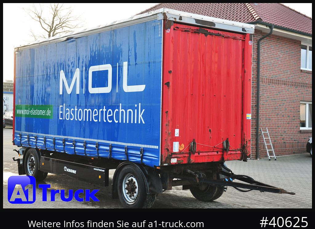 KRONE AZP 18, Maxi, 2800mm innen, Edscha, - Брезентово ремарке: снимка 1 KRONE AZP 18, Maxi, 2800mm innen, Edscha, - Брезентово ремарке: снимка 1