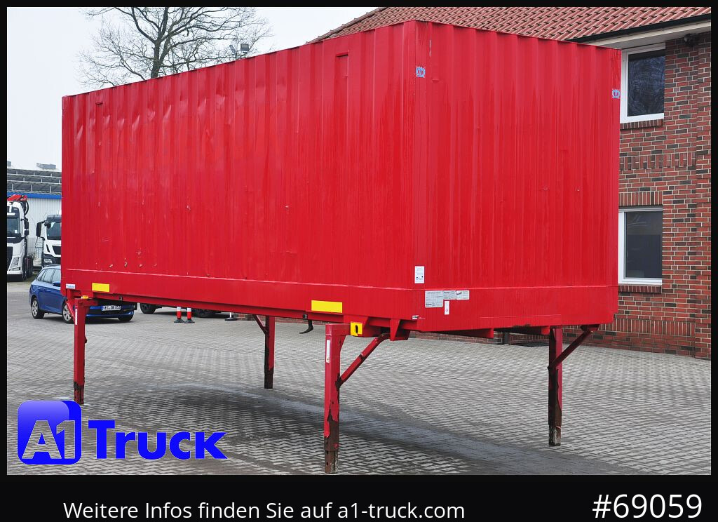 KRONE BDF 7,45 Wechselbrücke Koffer, Zurrösen in den Seitenwänden - Каросерия - фургон: снимка 1 KRONE BDF 7,45 Wechselbrücke Koffer, Zurrösen in den Seitenwänden - Каросерия - фургон: снимка 1