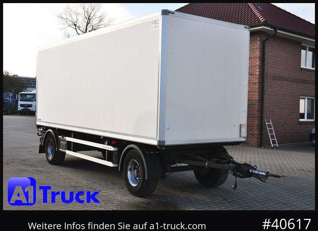 KRONE Koffer ISO, stakr isoliert ehemaliger Kühlkoffer, Aluboden - Затворена каросерия ремарке: снимка 1 KRONE Koffer ISO, stakr isoliert ehemaliger Kühlkoffer, Aluboden - Затворена каросерия ремарке: снимка 1