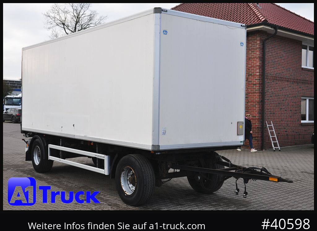 KRONE Koffer ISO, stark isoliert ehemaliger Kühlkoffer, Aluboden - Затворена каросерия ремарке: снимка 1 KRONE Koffer ISO, stark isoliert ehemaliger Kühlkoffer, Aluboden - Затворена каросерия ремарке: снимка 1