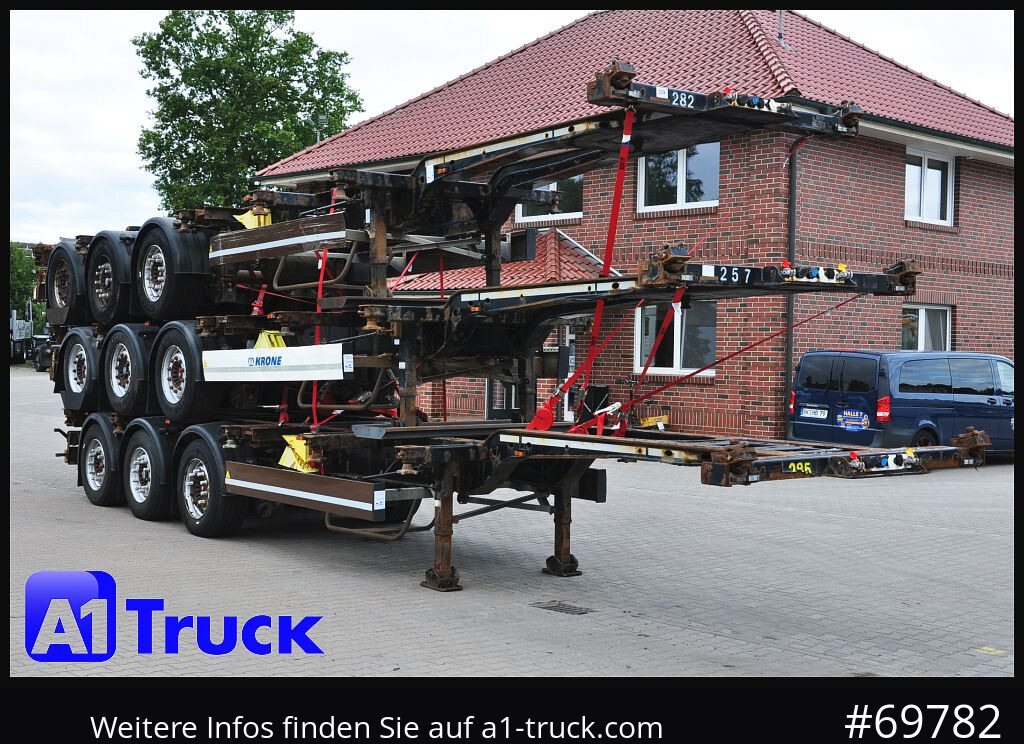 KRONE SDC, Containerchassis, 2x20/30/40 - Контейнеровоз/ Сменна каросерия полуремарке: снимка 1 KRONE SDC, Containerchassis, 2x20/30/40 - Контейнеровоз/ Сменна каросерия полуремарке: снимка 1