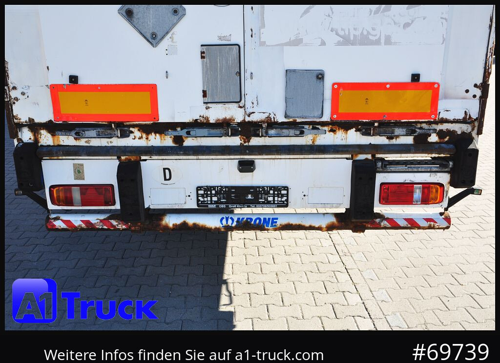 KRONE SDK 27, Koffer, Textil, 1 Vorbesitzer - Затворена каросерия полуремарке: снимка 2 KRONE SDK 27, Koffer, Textil, 1 Vorbesitzer - Затворена каросерия полуремарке: снимка 2