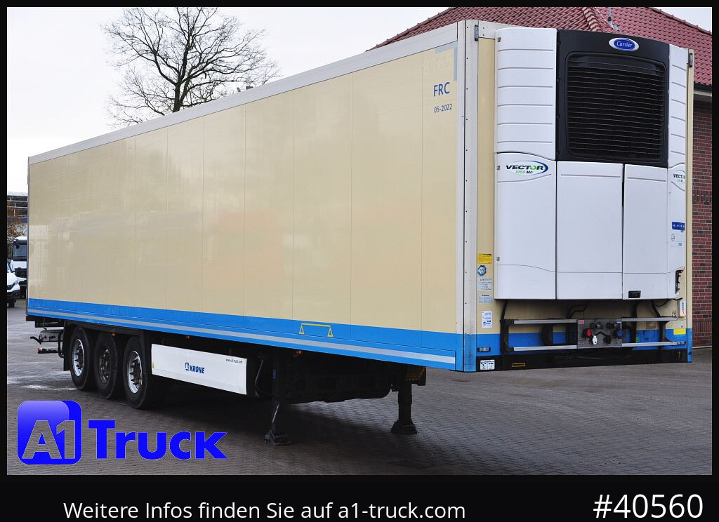 KRONE SDR 27 Carrier 1950 MT, Liftachse, 1 Vorbesitzer - Рефрижератор полуремарке: снимка 1 KRONE SDR 27 Carrier 1950 MT, Liftachse, 1 Vorbesitzer - Рефрижератор полуремарке: снимка 1