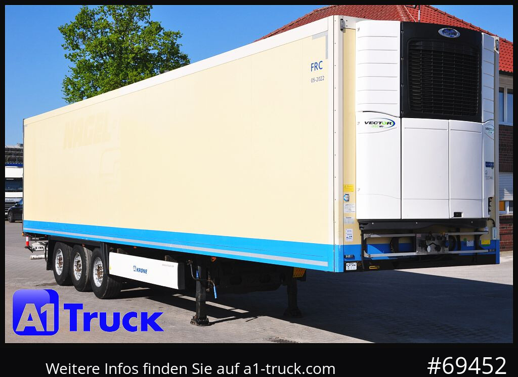 KRONE SDR 27 Carrier 1950 Mt. Doppelstock Lift, - Рефрижератор полуремарке: снимка 1 KRONE SDR 27 Carrier 1950 Mt. Doppelstock Lift, - Рефрижератор полуремарке: снимка 1