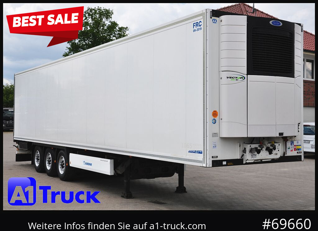 Рефрижератор полуремарке KRONE SDR Carrier 1950 MT, Multitemp, 5166 Std: снимка 1