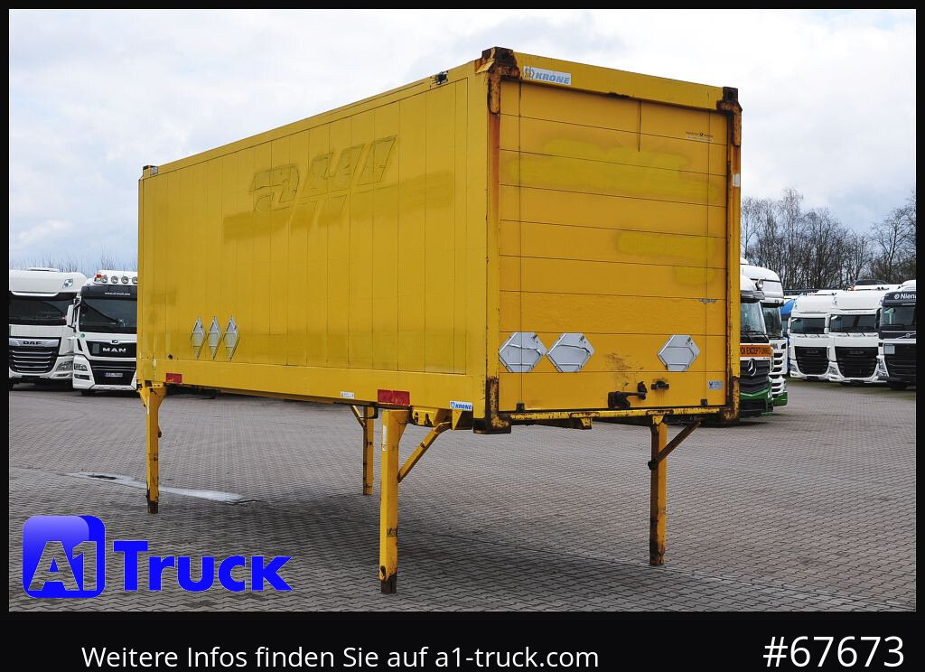 Каросерия - фургон KRONE WB 7,45  Koffer, BDF Wechselbrücke 2550mm: снимка 12