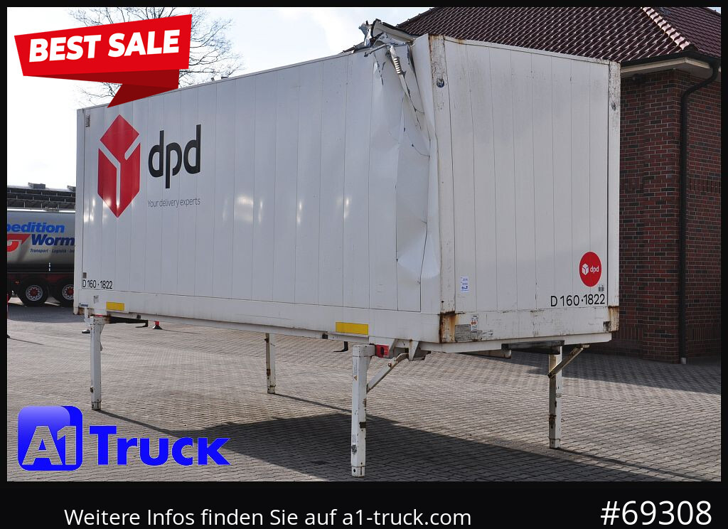 KRONE WB BDF 7,45 Koffer, 2770mm innen, beschädigt - Каросерия - фургон: снимка 1 KRONE WB BDF 7,45 Koffer, 2770mm innen, beschädigt - Каросерия - фургон: снимка 1