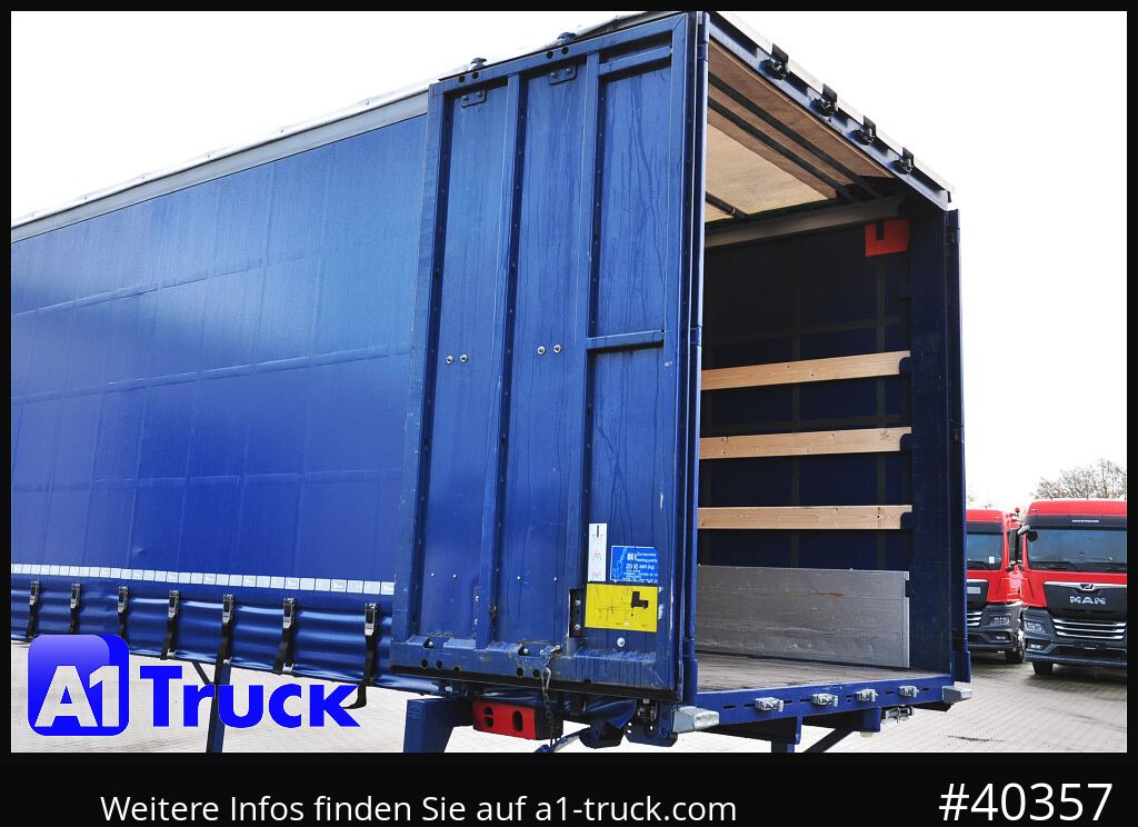 KRONE Wechselbrücke 7,45, Code XL, Bordwand, neue Plane - Брезентова каросерия: снимка 2 KRONE Wechselbrücke 7,45, Code XL, Bordwand, neue Plane - Брезентова каросерия: снимка 2